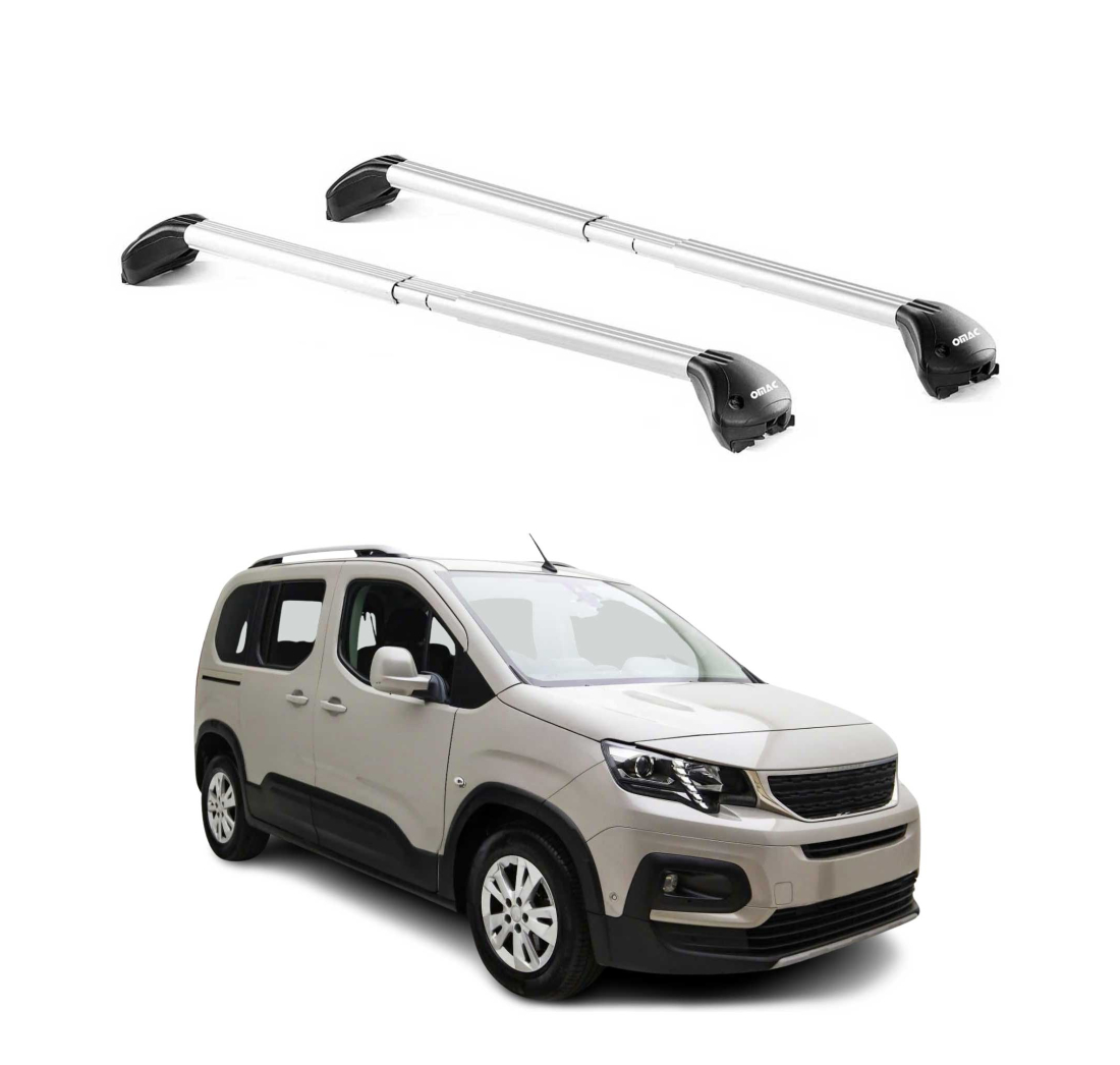 Krovni nosači PEUGEOT PARTNER III/RIFTER 2018-2024 | aluminij | Molydon