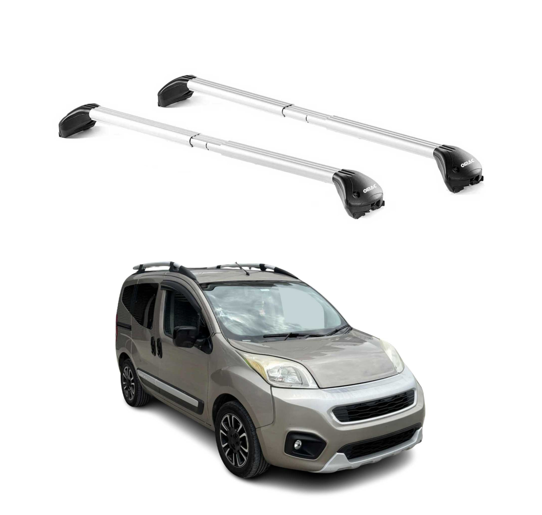 Krovni nosači FIAT QUBO 2008-2024 | aluminij | Molydon