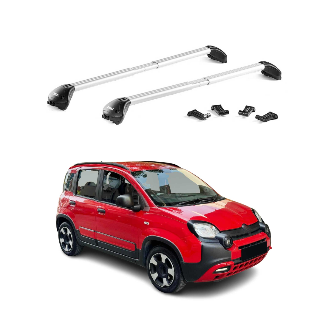 Krovni nosači FIAT PANDA III CROSS 2014-2024 | aluminij | Molydon
