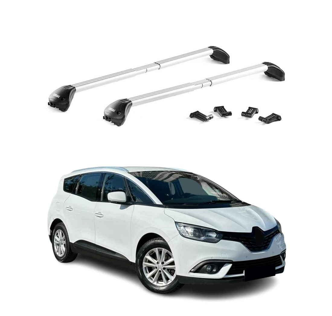 Krovni nosači RENAULT GRAND SCENIC 2016-2022 | aluminij | Molydon