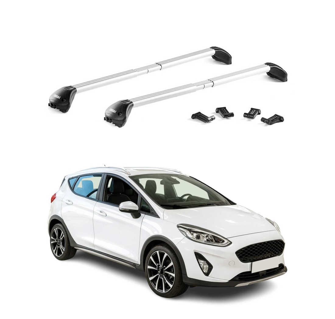 Krovni nosači FORD FIESTA VII ACTIVE 2018-2023 | aluminij | Molydon