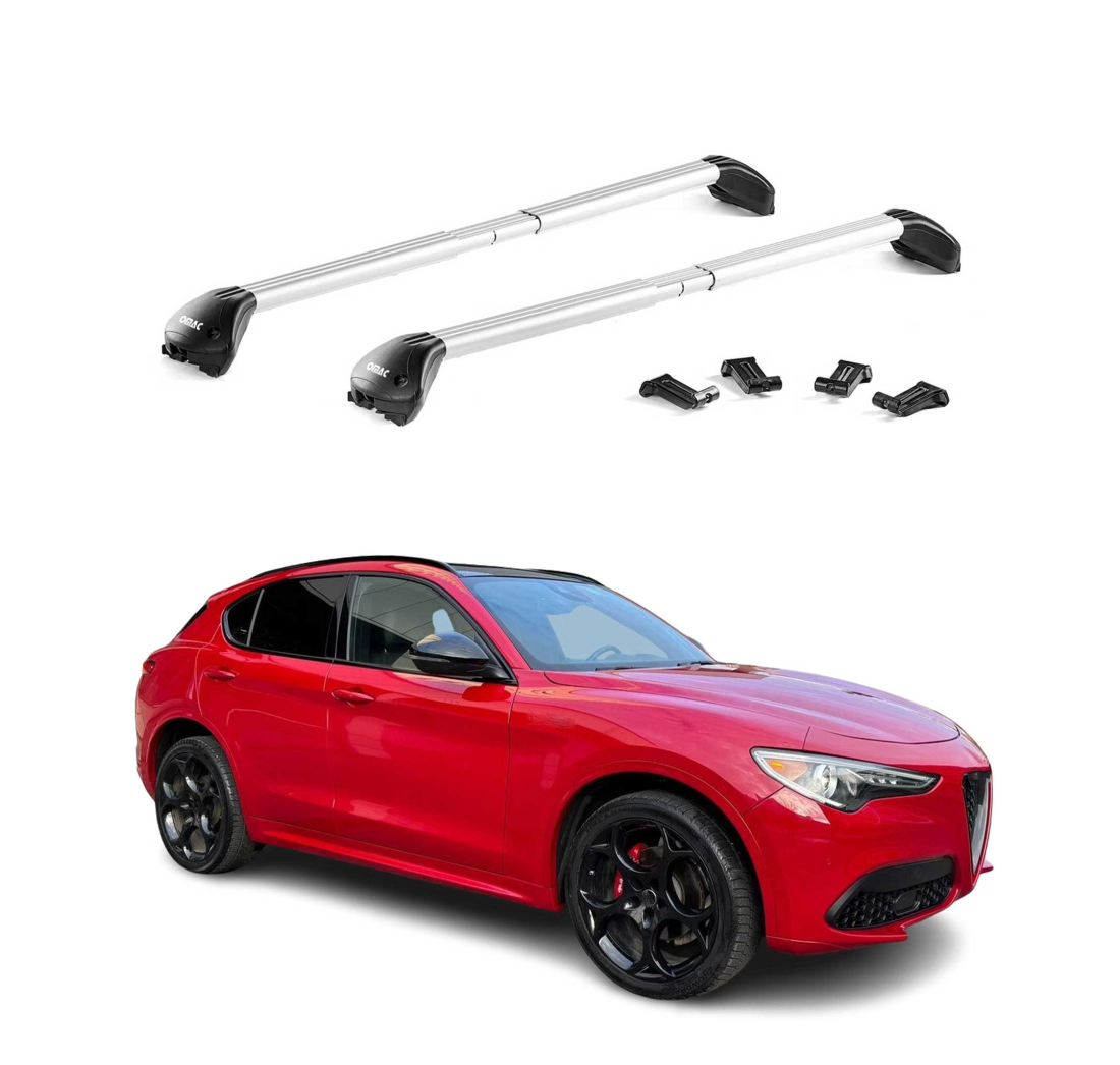 Krovni nosači ALFA ROMEO STELVIO 2017- | aluminij | Molydon