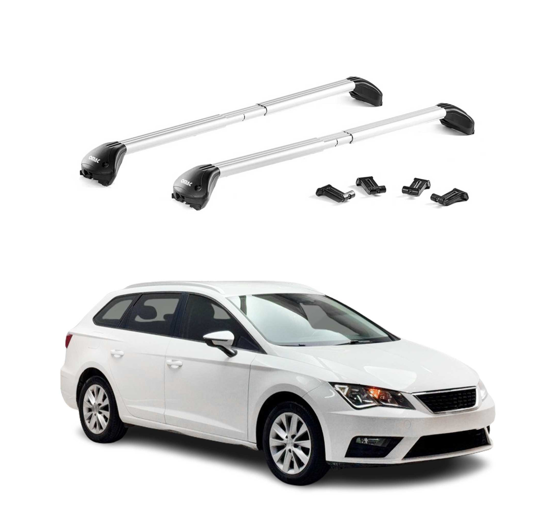 Krovni nosači SEAT LEON SW (5F) 2014-2020 | aluminij | Molydon