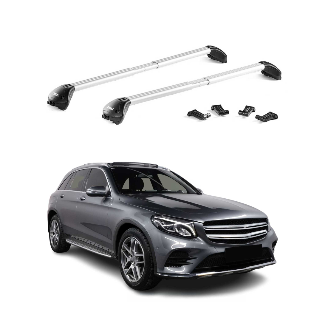 Krovni nosači MERCEDES GLC (X253) 2015-2021 | aluminij | Molydon