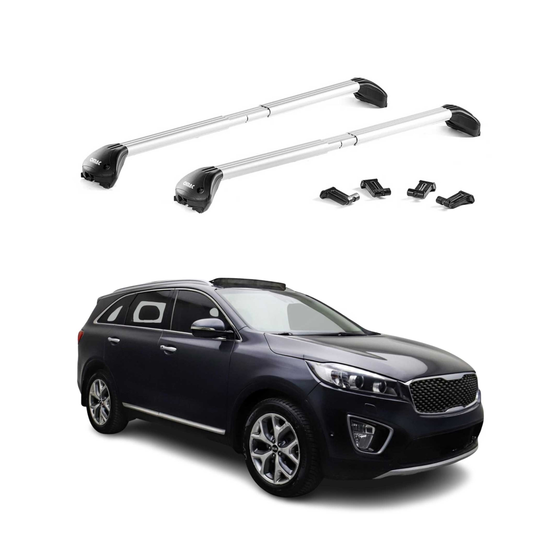 Krovni nosači KIA SORENTO (UM) 2015-2020 | aluminij | Molydon