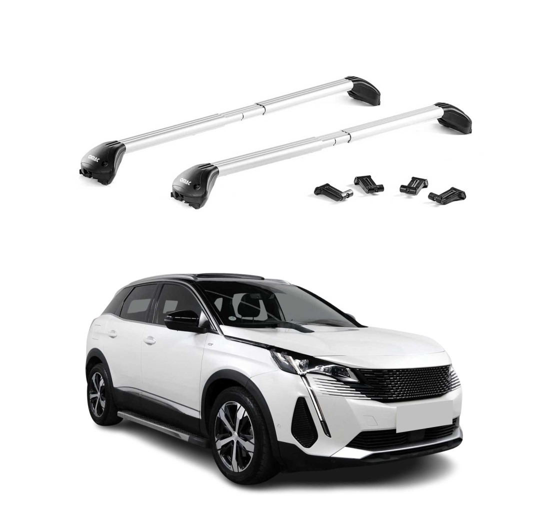 Krovni nosači PEUGEOT 3008 2016- | aluminij | Molydon