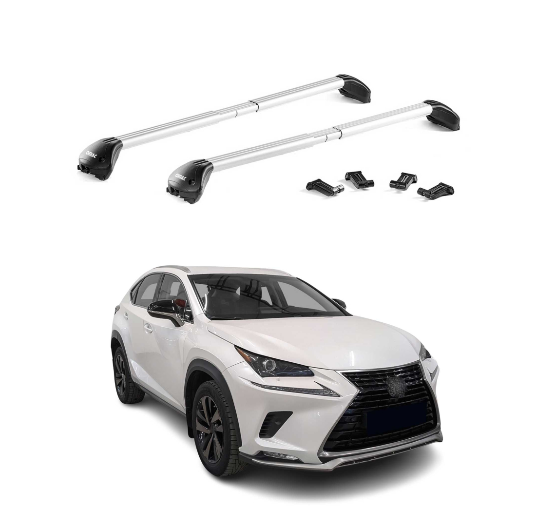 Krovni nosači LEXUS NX (Z1) 2015-2021 | aluminij | Molydon
