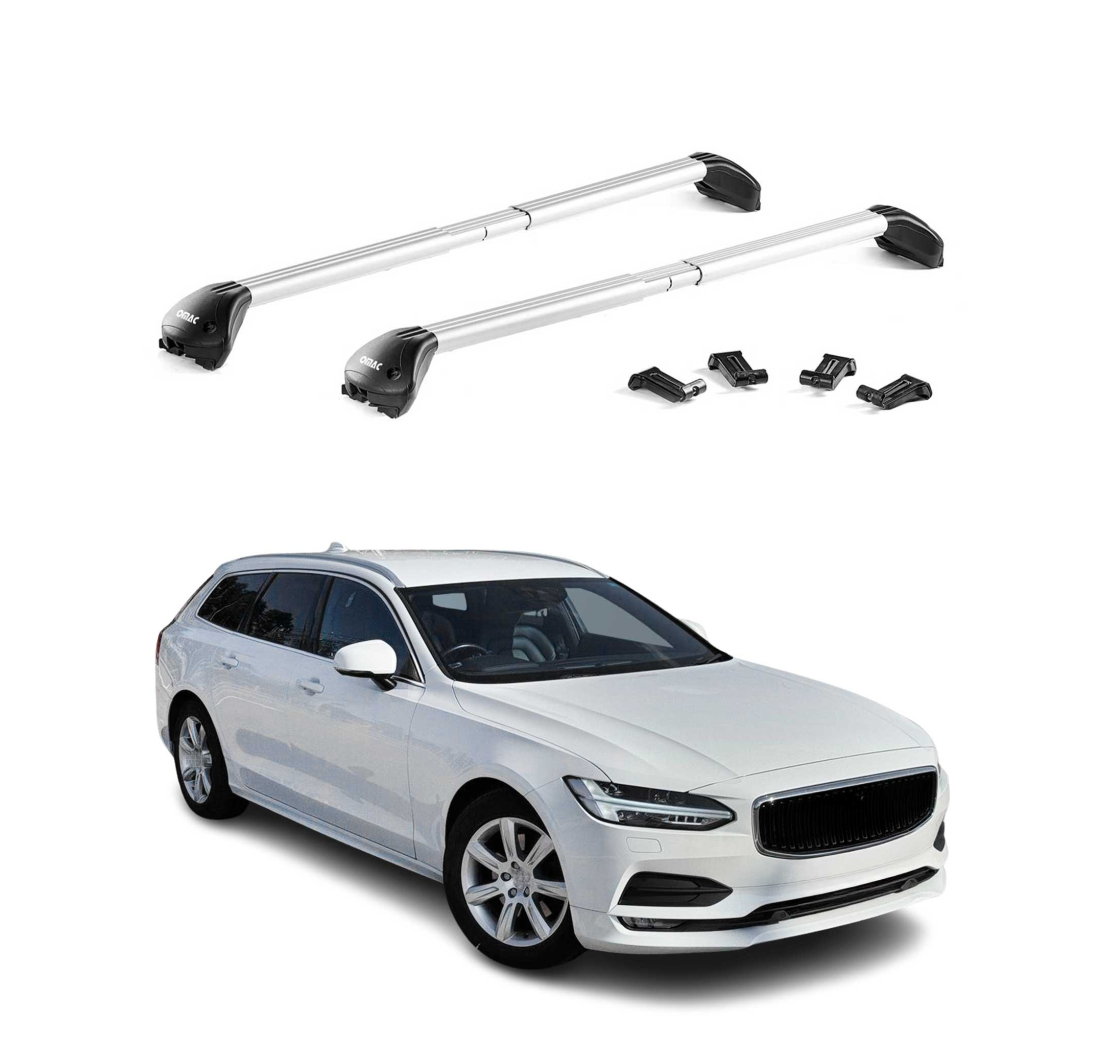 Krovni nosači VOLVO V90 2016- | aluminij | Molydon
