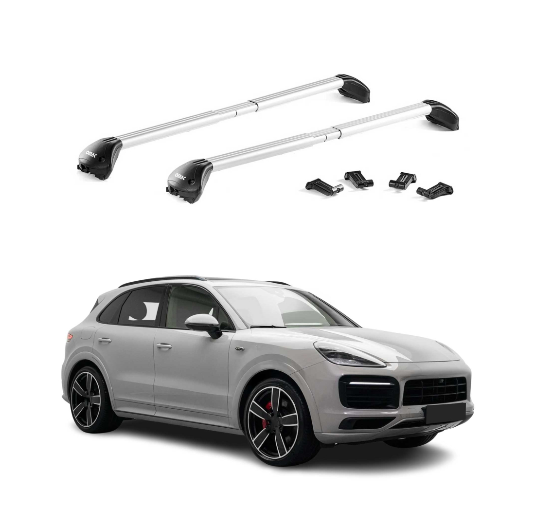 Krovni nosači PORSCHE CAYENNE (PO536) 2018-2024 | aluminij | Molydon