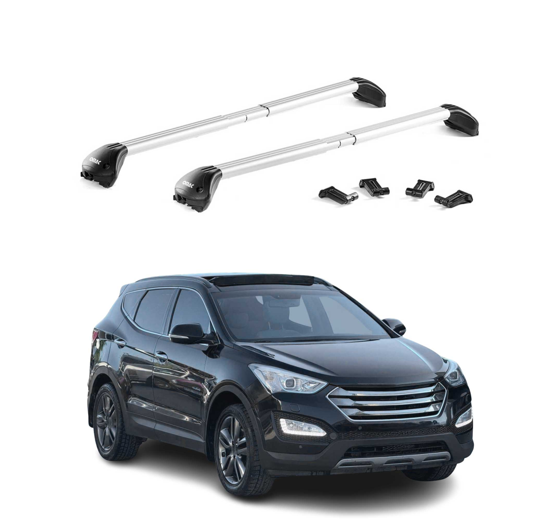 Krovni nosači HYUNDAI SANTA FE (DM) 2013-2018 | aluminij | Molydon