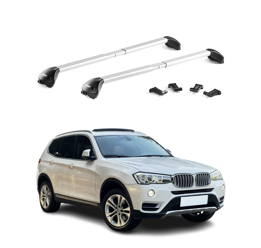 Krovni nosači BMW X3 (F25) 2011-2017 | aluminij | Molydon