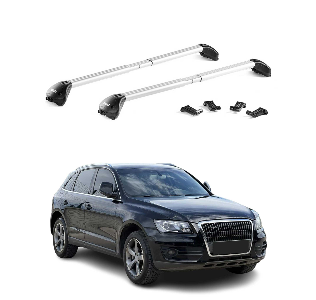 Krovni nosači AUDI Q5 (8R) 2008-2017 | aluminij | Molydon