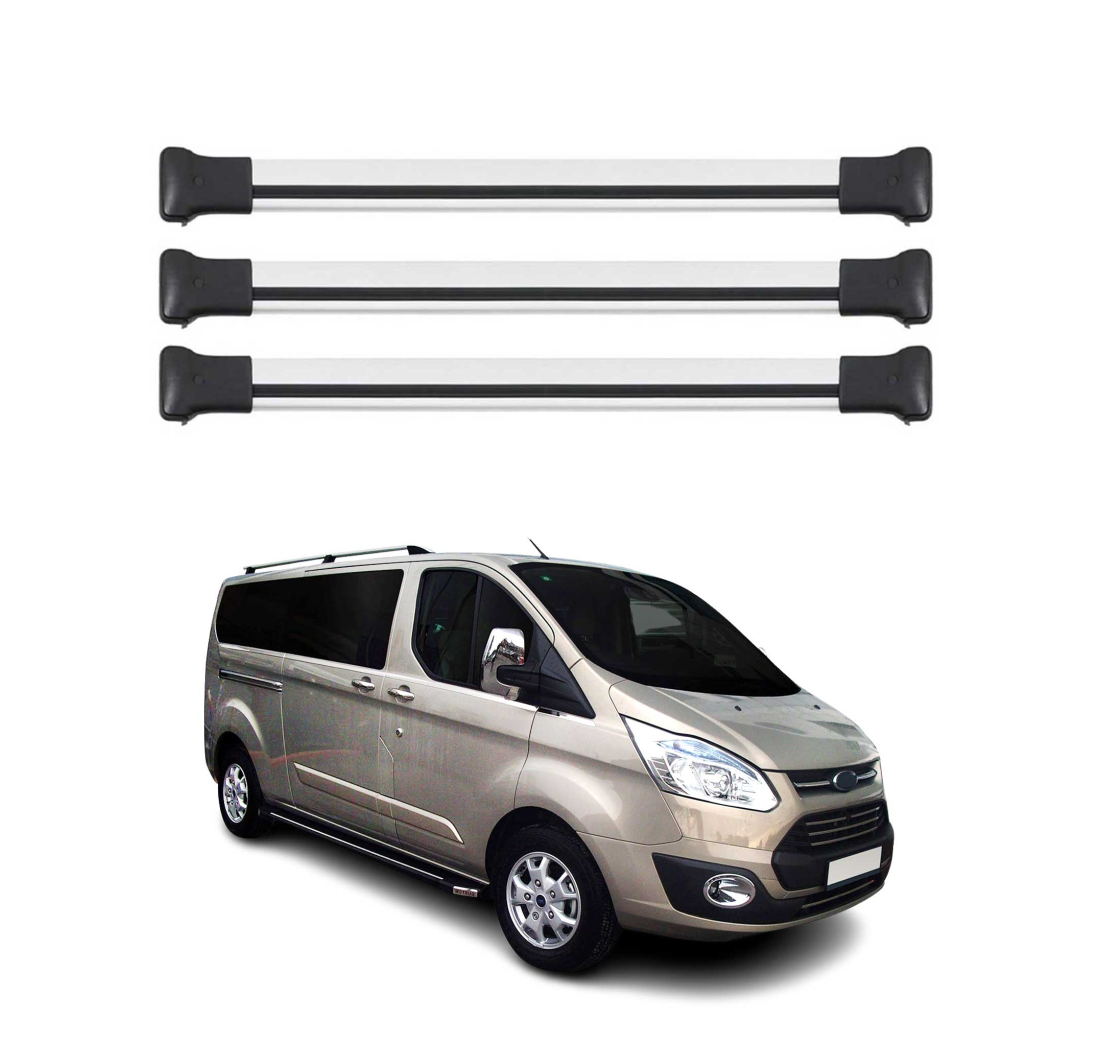 Krovni nosači TRANSIT CUSTOM / TOURNEO CUSTOM 2012-2023 | aluminij | Molydon
