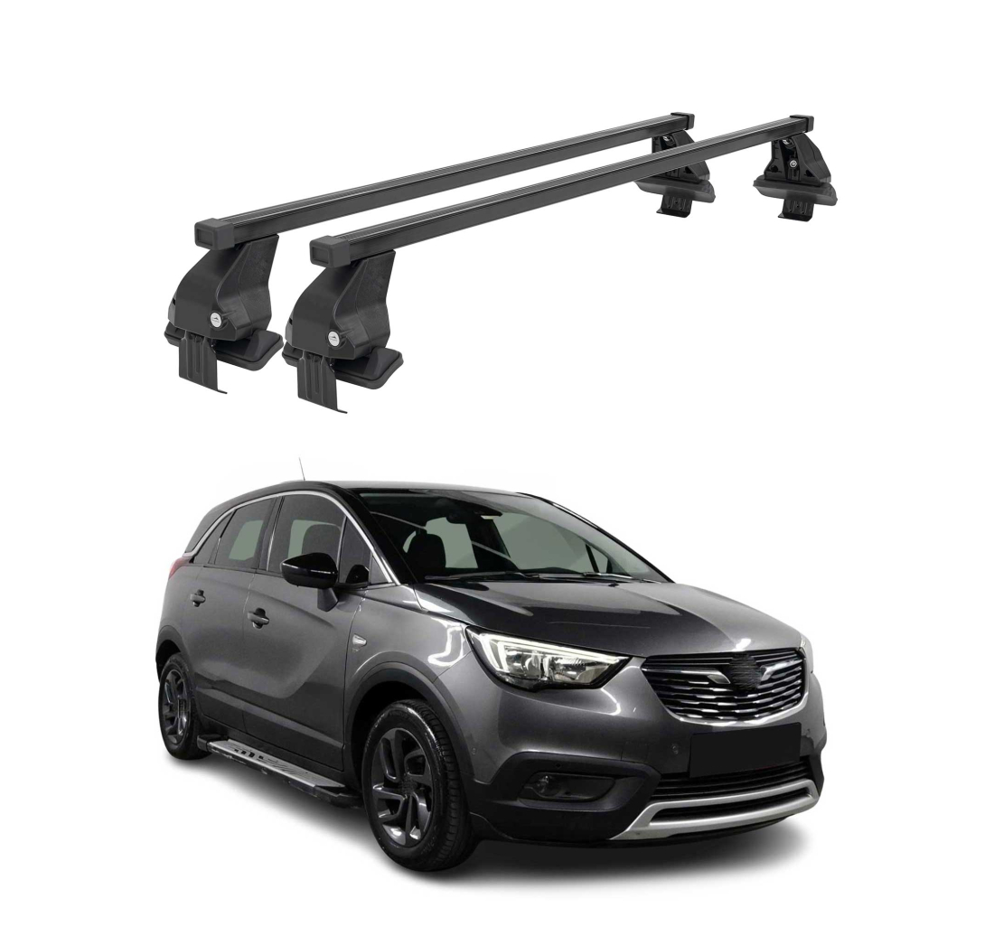 Krovni nosači OPEL CROSSLAND X 2017-2020 | aluminij | Molydon