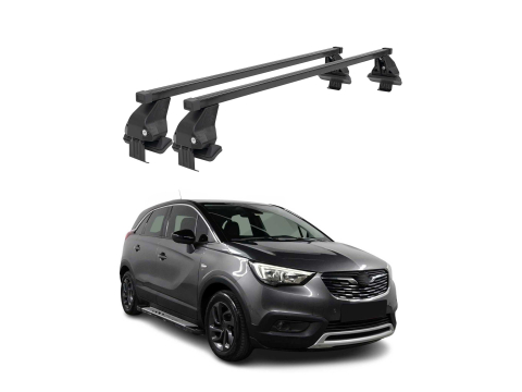 Krovni nosači OPEL CROSSLAND X 2017-2020 | aluminij | Molydon