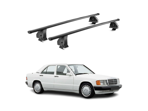 Krovni nosači MERCEDES 190 W201 1982-1993 | čelik | Molydon