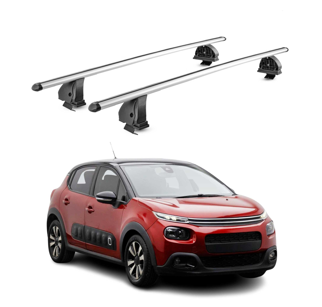 Krovni nosači CITROEN C3 III 2017-2024 | aluminij | Molydon