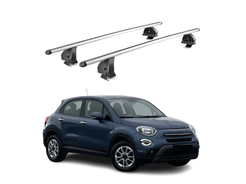 Krovni nosači FIAT 500 X 2015- | aluminij | Molydon
