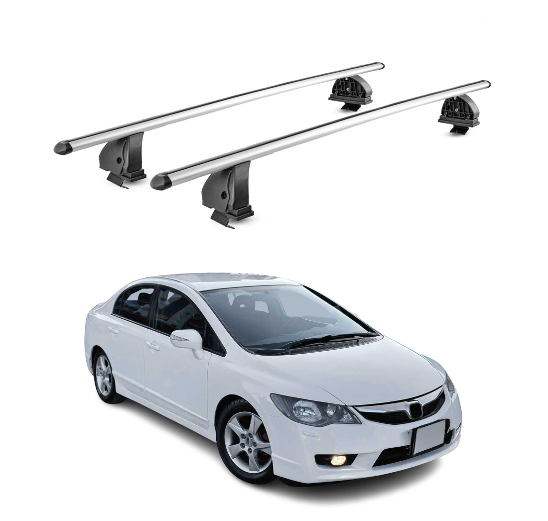 Krovni nosači HONDA CIVIC VIII HB 2005-2012 | aluminij | Molydon