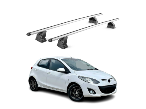Krovni nosači MAZDA 2 II HB 2007-2014 | aluminij | Molydon