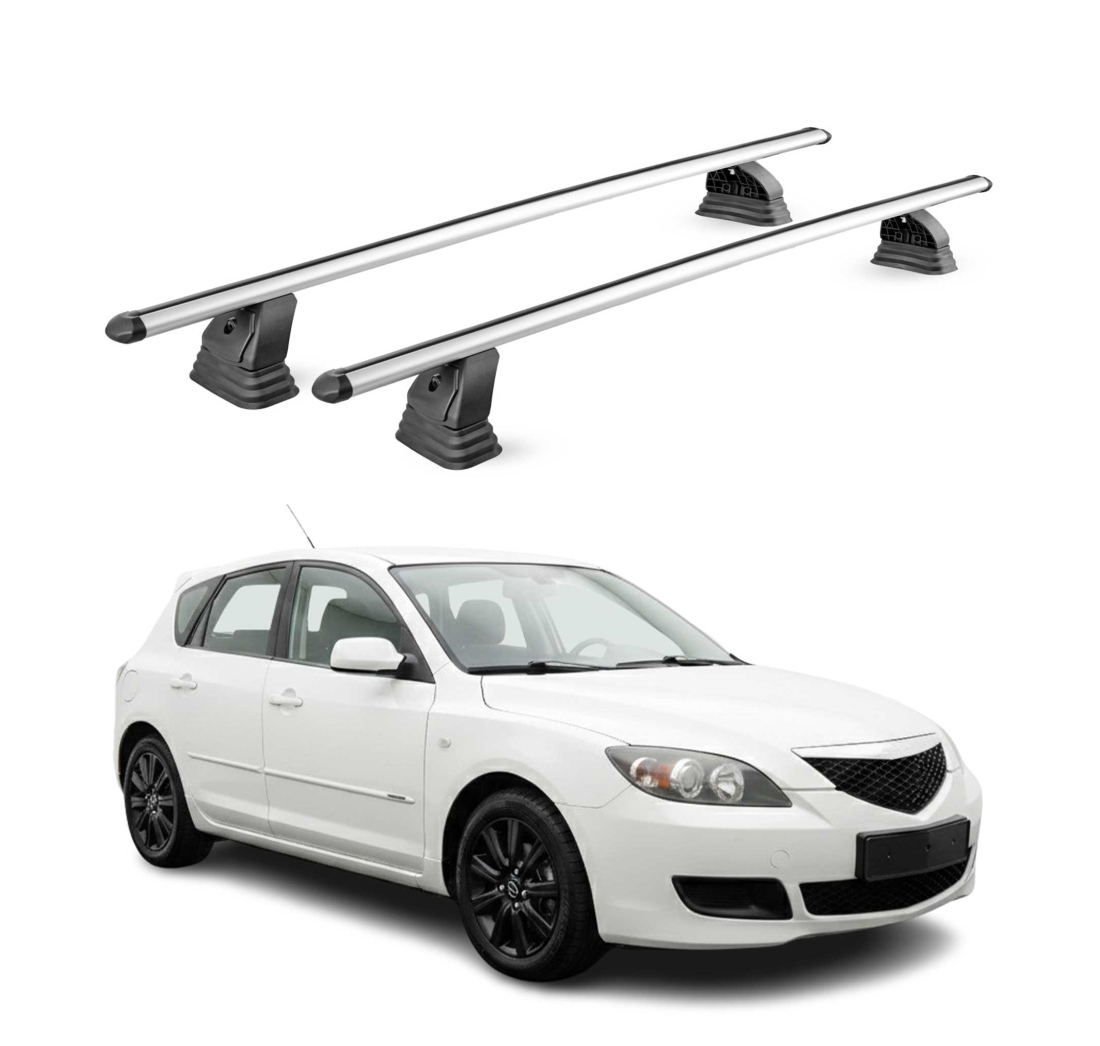 Krovni nosači MAZDA 3 I 2004-2009 | aluminij | Molydon
