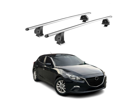 Krovni nosači MAZDA 3 III HB 2014-2018 | aluminij | Molydon