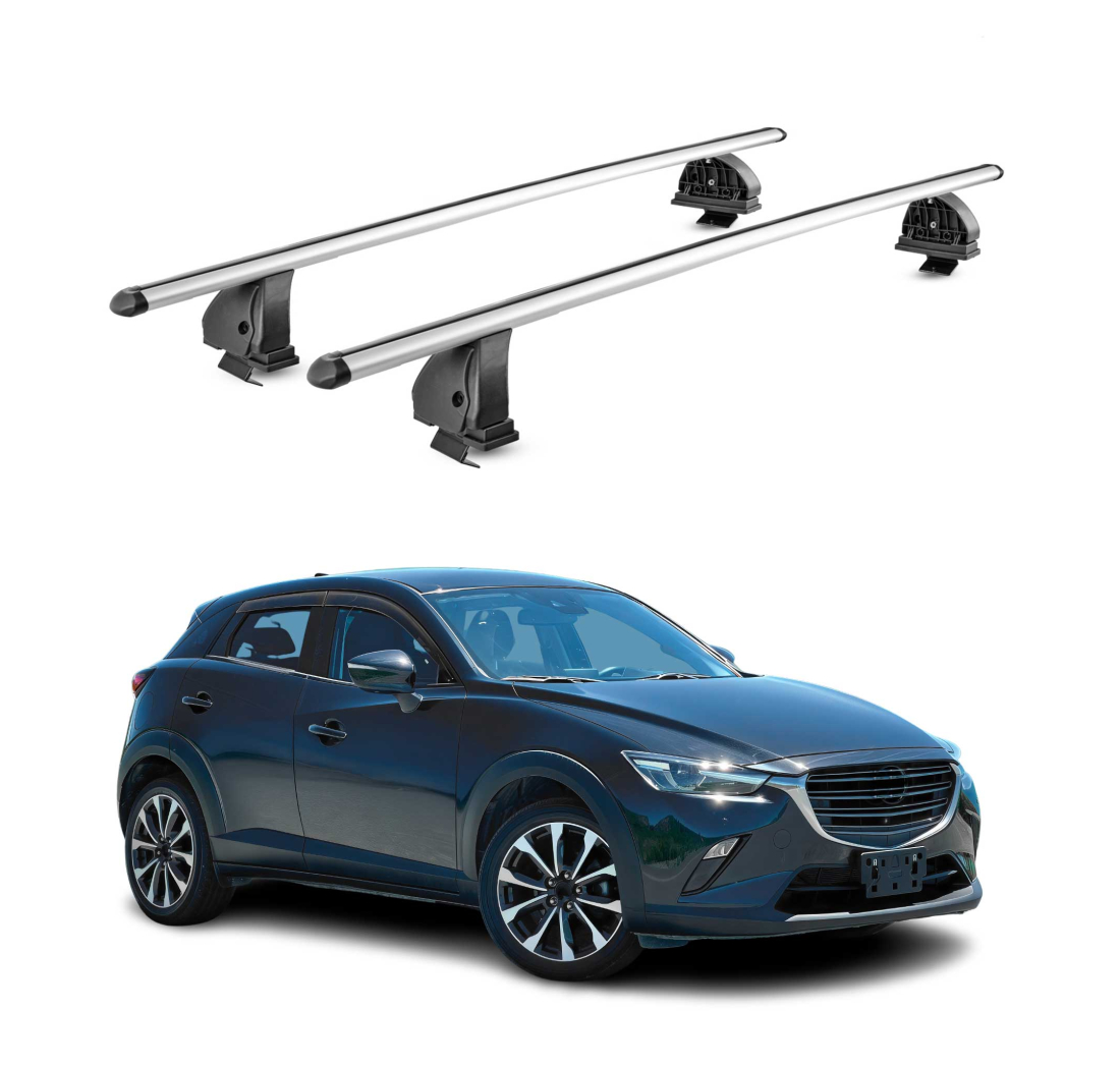 Krovni nosači MAZDA CX-3 2015-2021 | aluminij | Molydon