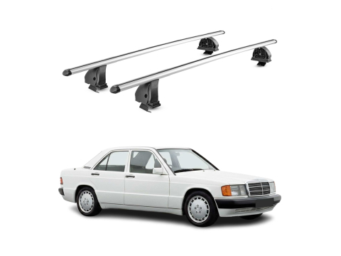 Krovni nosači MERCEDES 190 W201 1982-1993 | aluminij | Molydon