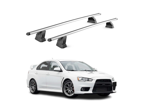 Krovni nosači MITSUBISHI LANCER Evo 10 2008-2015 | aluminij | Molydon