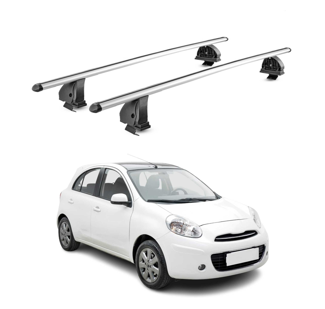 Krovni nosači NISSAN MICRA IV 2010-2017 | aluminij | Molydon