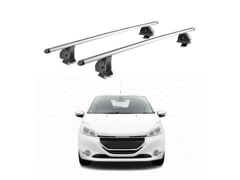 Krovni nosači PEUGEOT 208 I 2012-2019 | aluminij | Molydon