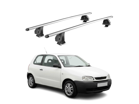 Krovni nosači SEAT AROSA 1997-2004 | aluminij | Molydon