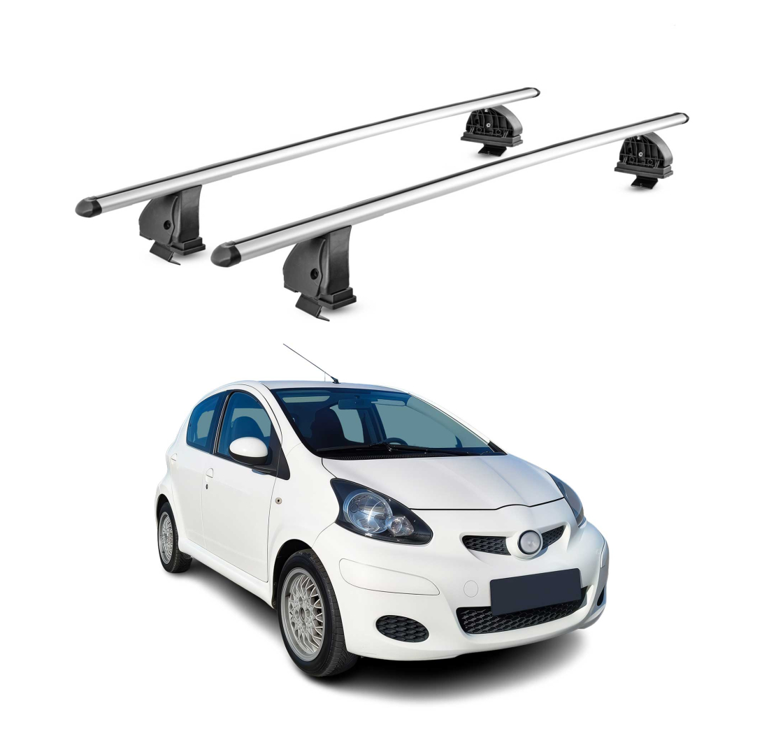 Krovni nosači TOYOTA AYGO I 2005-2014 | aluminij | Molydon