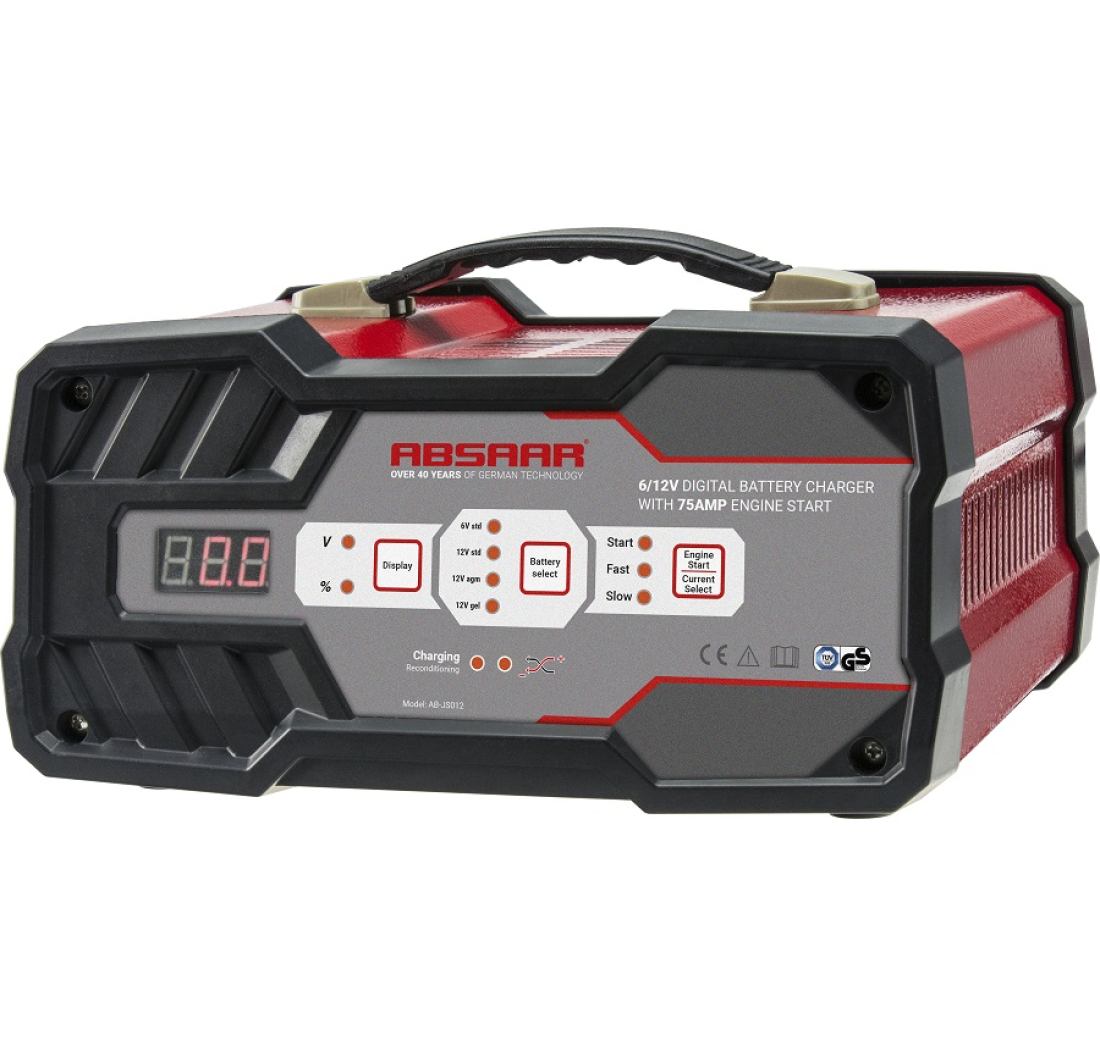 PUNJAČ AKUMULATORA SA STARTEROM ABSAAR 12A 6/12V
