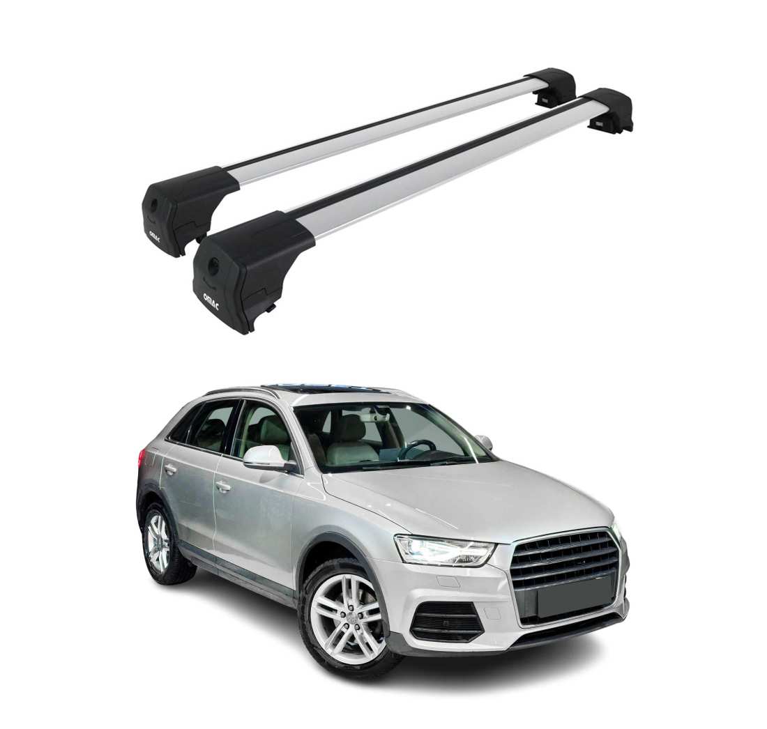 Krovni nosači AUDI Q3 8U 2011-2018 | aluminij | Molydon