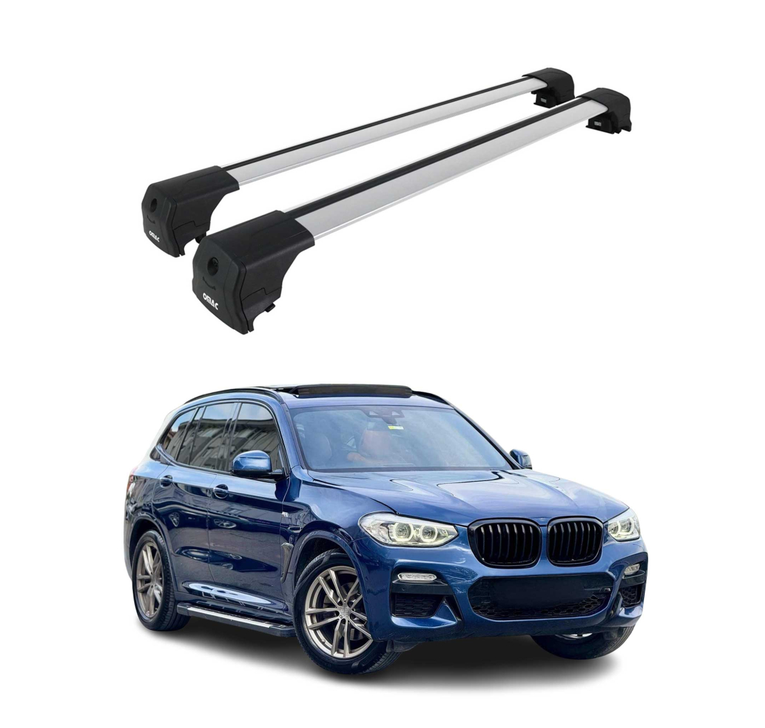 Krovni nosači BMW X3 G01 2017-2024 | aluminij | Molydon
