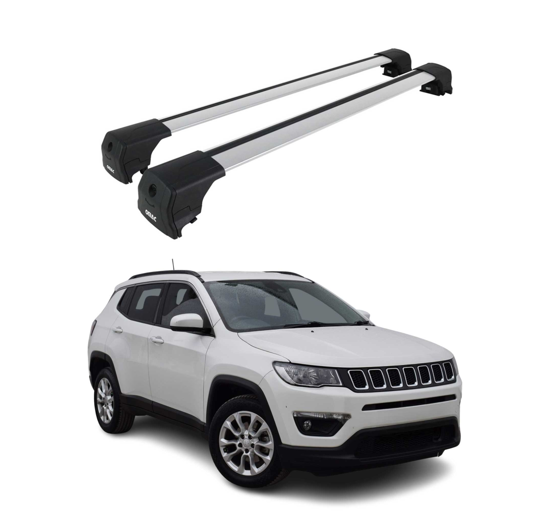 Krovni nosači JEEP COMPASS 2017- | aluminij | Molydon