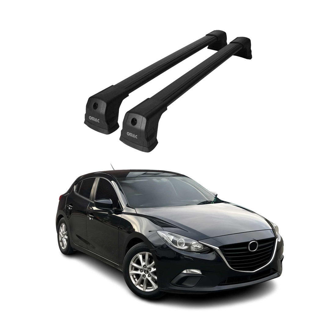 Krovni nosači MAZDA 3 BM 2013-2019 | aluminij | Molydon