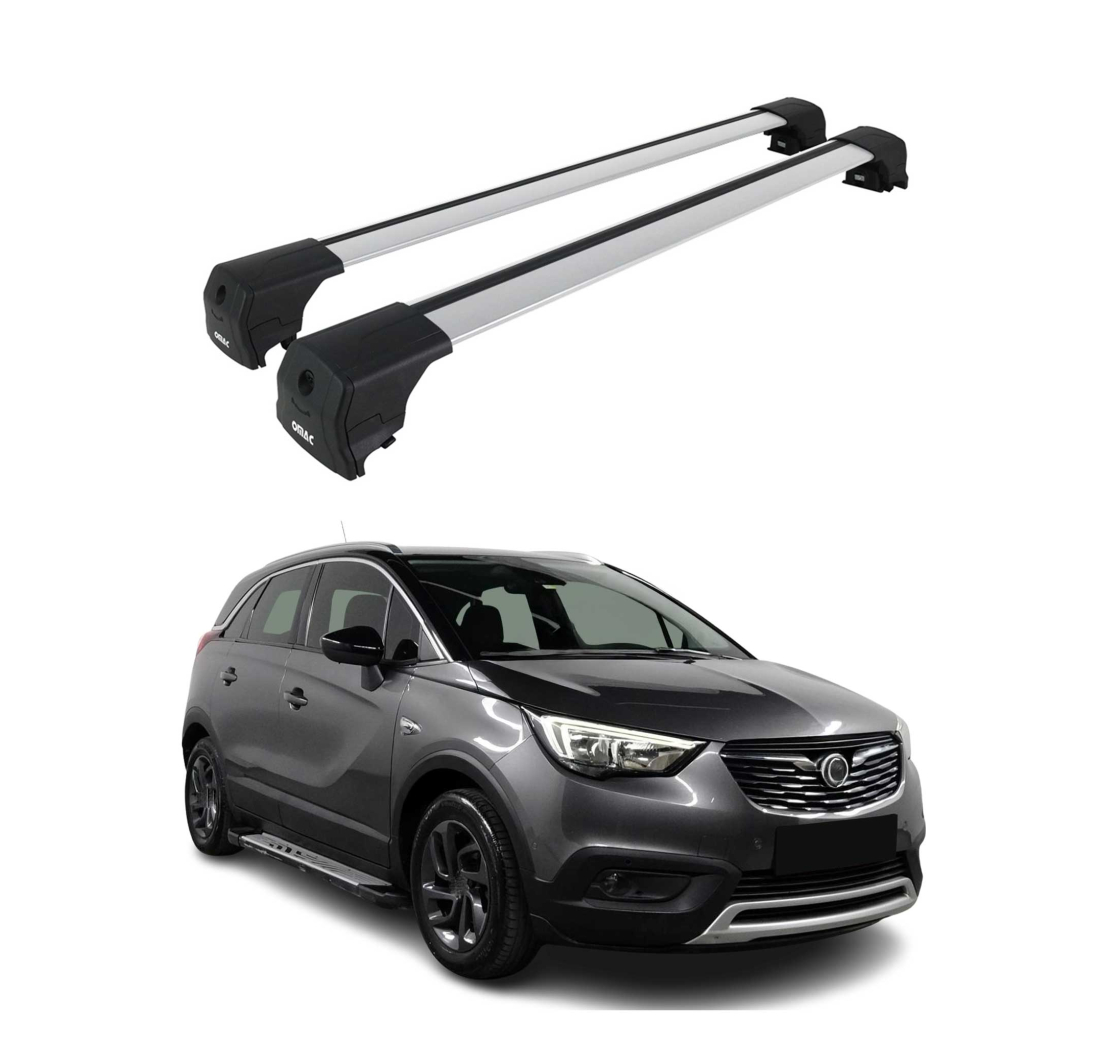 Krovni nosači OPEL CROSSLAND X 2017-2022 | aluminij | Molydon