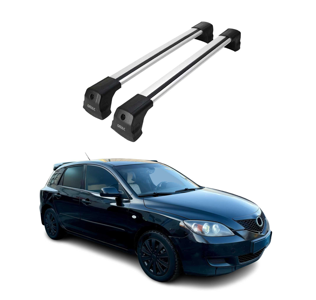 Krovni nosači MAZDA 3 HB 5D/SD 2003-2009 | aluminij | Molydon