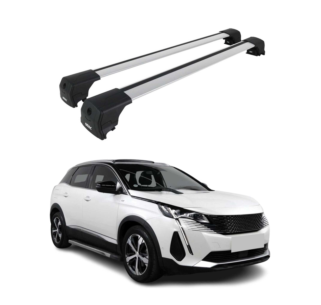 Krovni nosači PEUGEOT 3008 2017-2020 | aluminij | Molydon