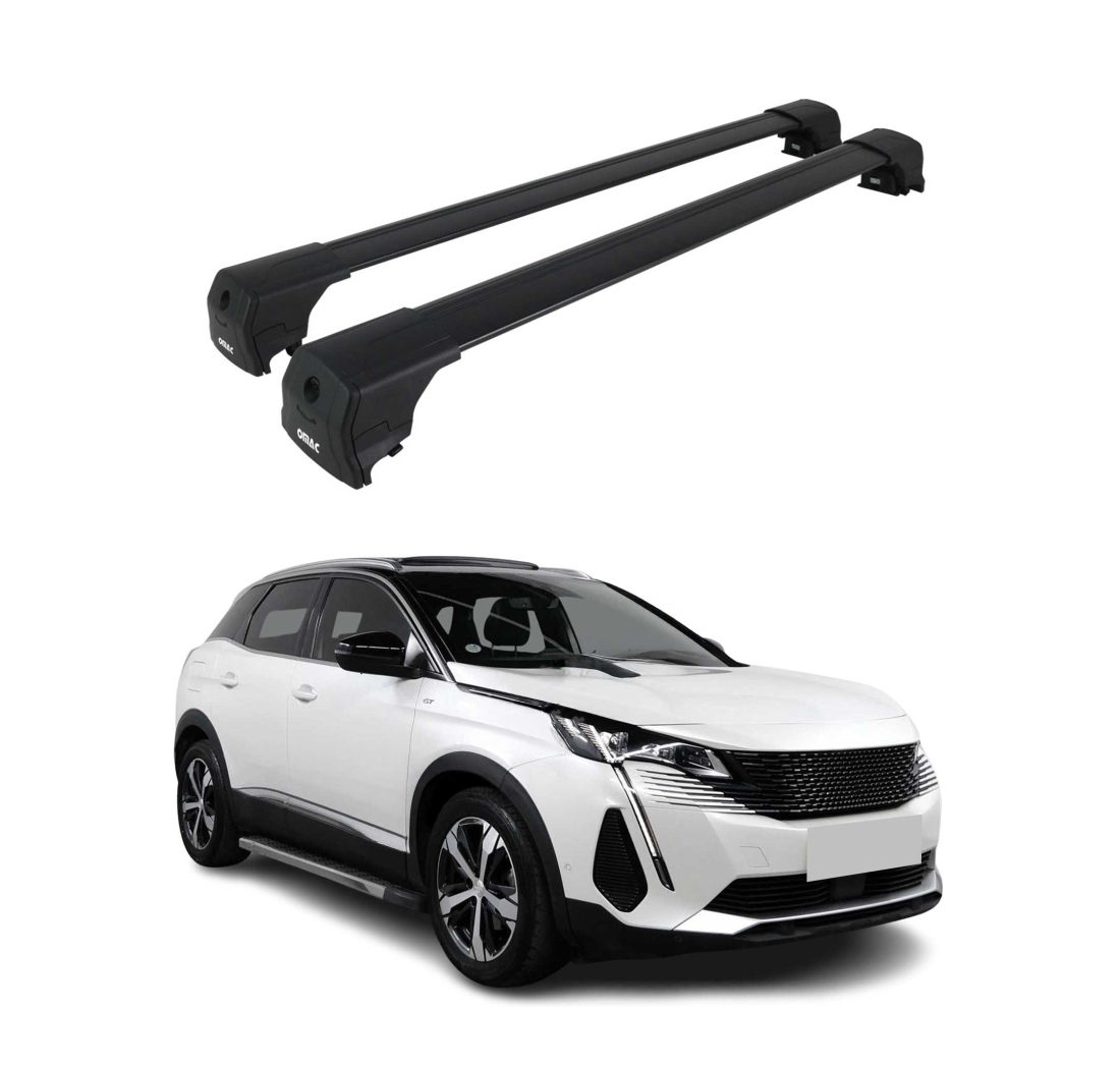 Krovni nosači PEUGEOT 3008 2017-2020 | aluminij | Molydon