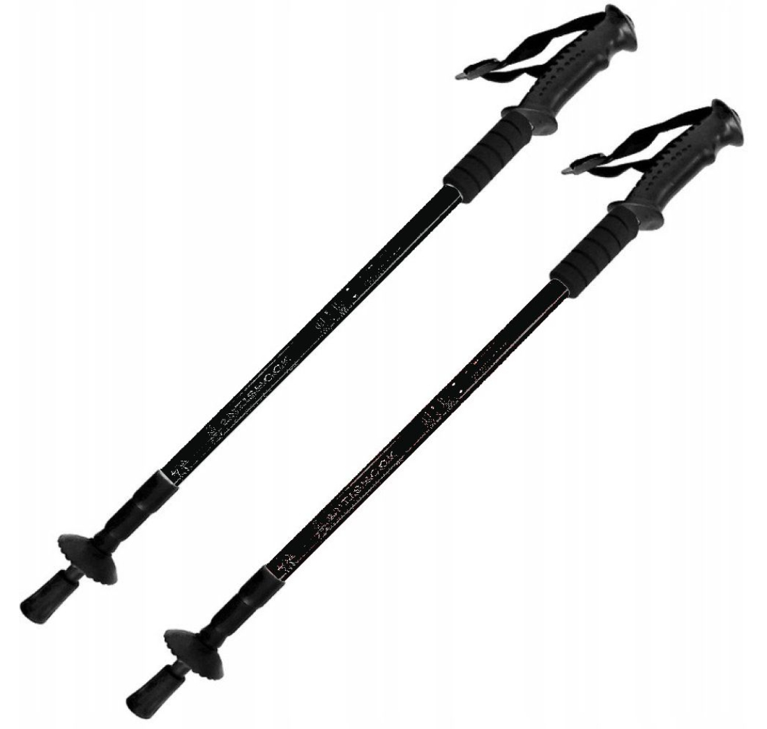 NORDIJSKI ŠTAP ZA HODANJE 135cm (PAR) CRNI