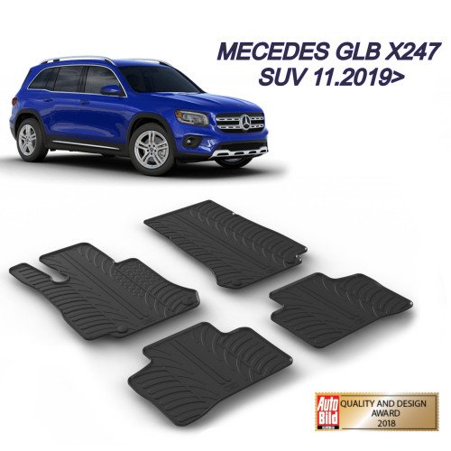 GUMENI AUTO TEPISI ZA MERCEDES GLB - KOMPLET PREDNJI I ZADNJI GUMENI AUTO TEPISI ZA MERCEDES GLB - KOMPLET PREDNJI I ZADNJI