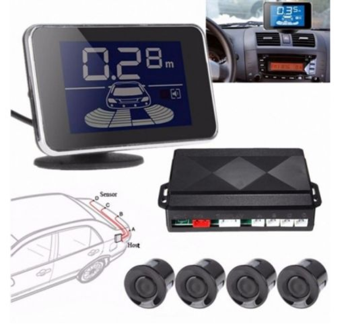 PARKING SENZORI LED/LCD/ display (4 senzora) SA UGRADNJOM