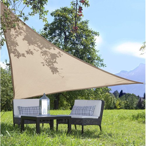 TENDA (SJENILO) ZAŠTITA OD SUNCA TROKUT 5x7x7m SVIJETLO KREM TENDA (SJENILO) ZAŠTITA OD SUNCA TROKUT 5x7x7m SVIJETLO KREM