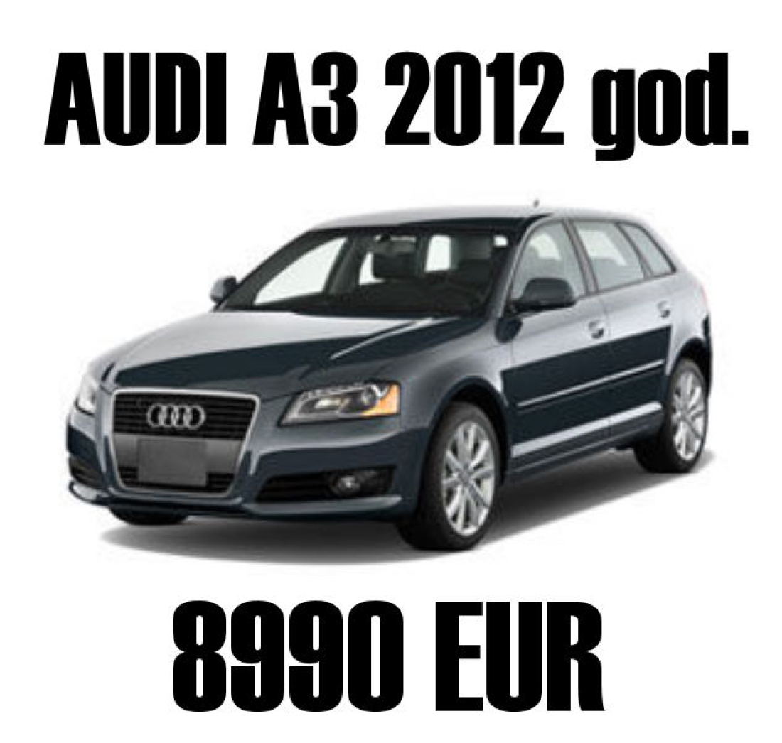 AUDI A3 | 2012 god.| 1,6 TDI | 77 kW | 