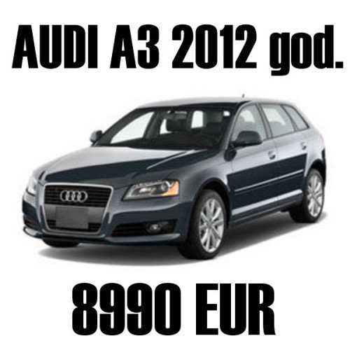 AUDI A3 | 2012 god.| 1,6 TDI | 77 kW | 