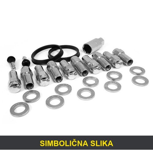 Kit za montažu kotača (vijci/matice + prsteni) Kit za montažu kotača (vijci/matice + prsteni)