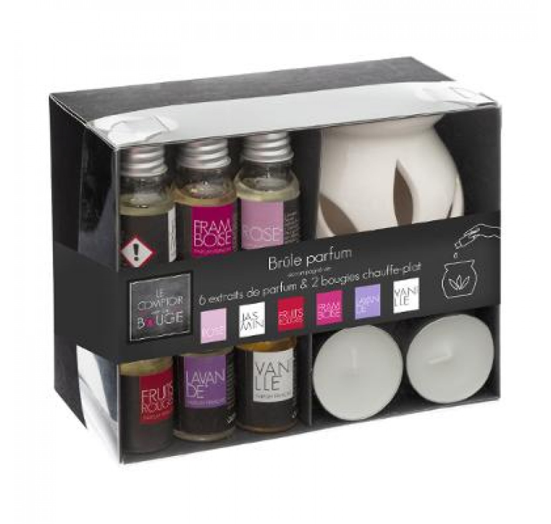 MIRISNA KUTIJA+ULJAx6+DIFUZOR KERAMIČKA POSUDA